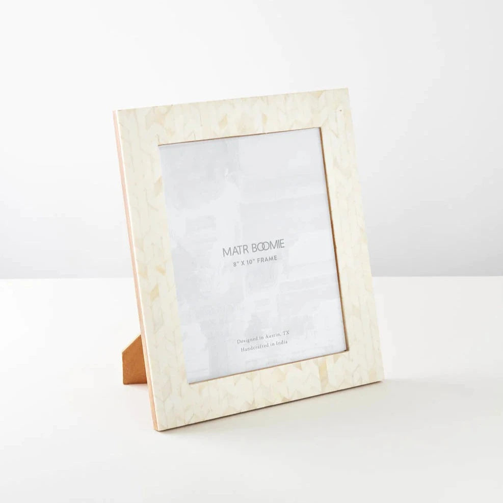 8" x 10" Artemis Picture Frame - Carved Bone