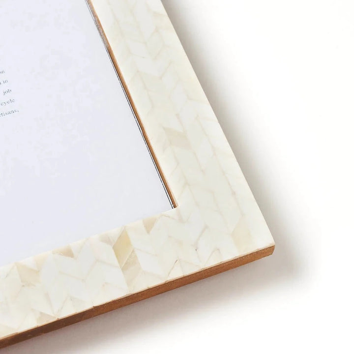 8" x 10" Artemis Picture Frame - Carved Bone
