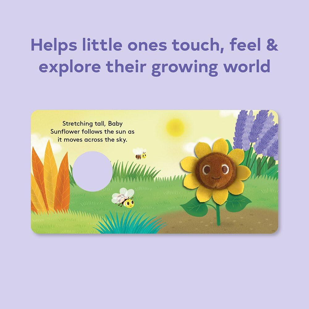 Baby Sunflower Finger Puppet Book