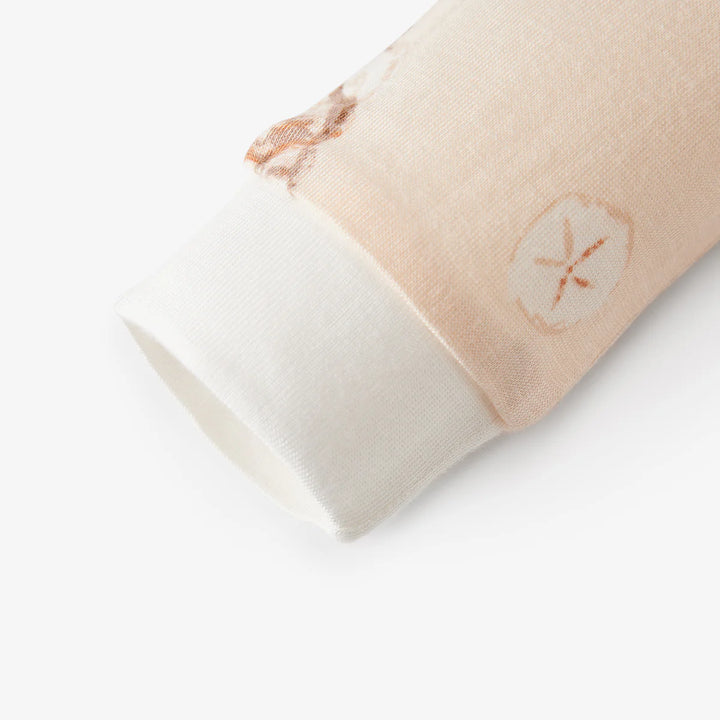 Bamboo Zipper Pajama - Seashells