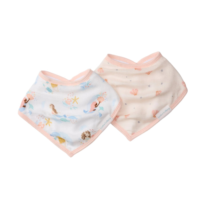Bandana Bib Set - Mermaids