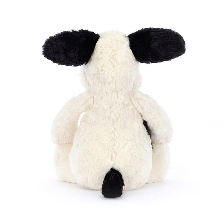 Jellycat Bashful Rufferty Black &amp; Cream Puppy Original