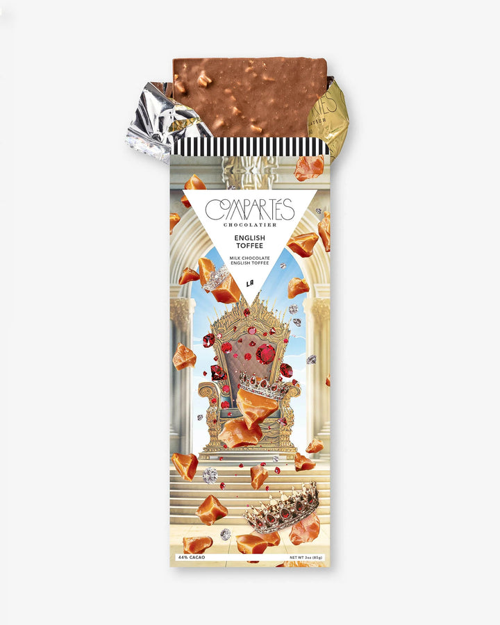 Compartes English Toffee Chocolate Bar