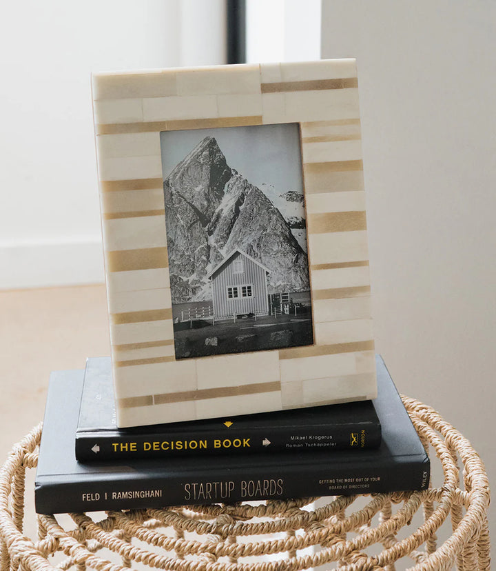 4" x 6" Dari Sandstone Stripe Picture Frame