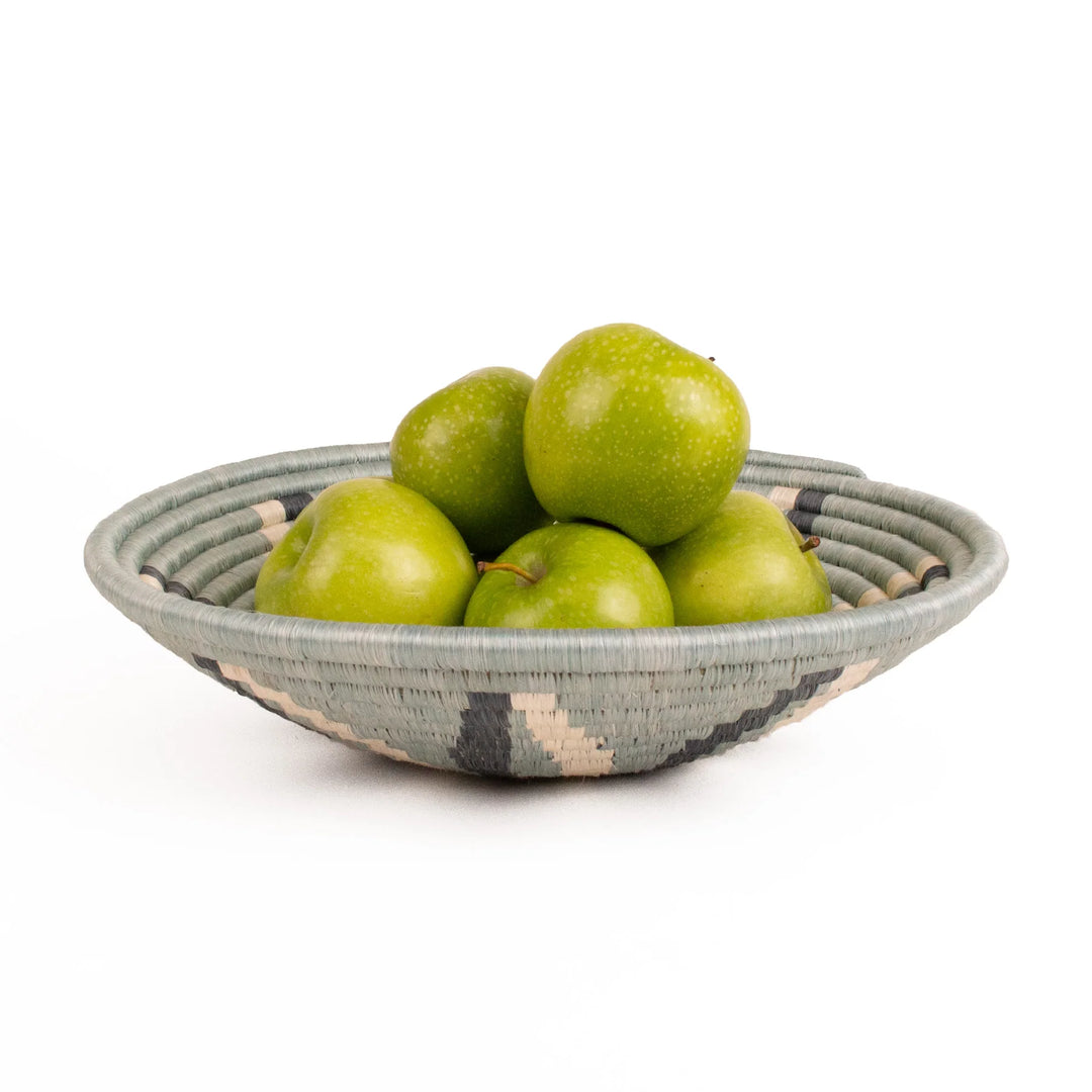 12" Coastal Woven Bowl - Elegant
