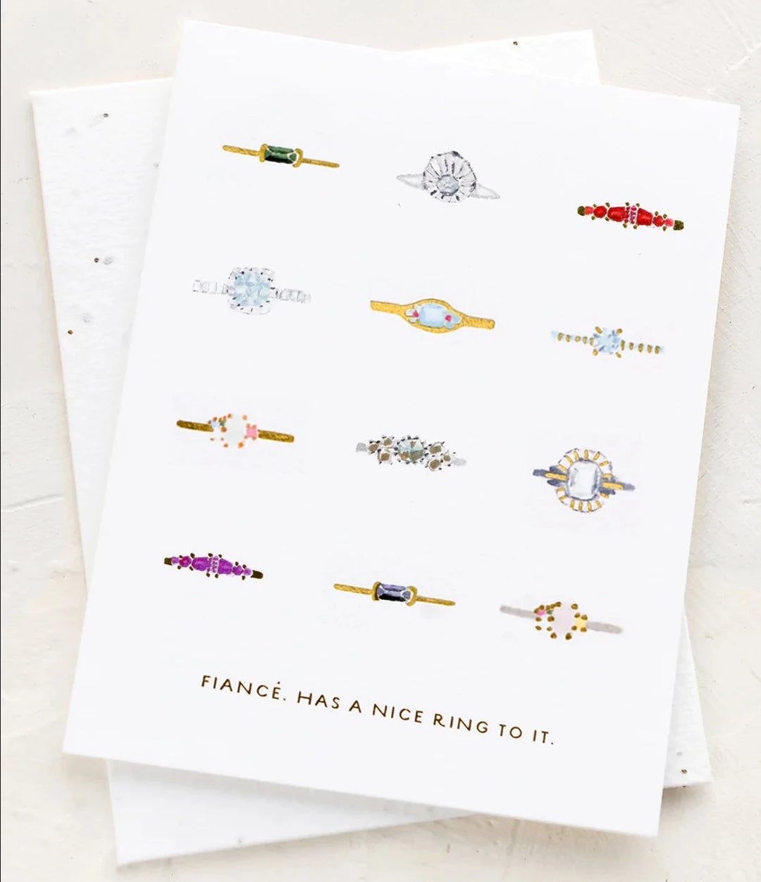 Fiance Has a Nice Ring to It Card