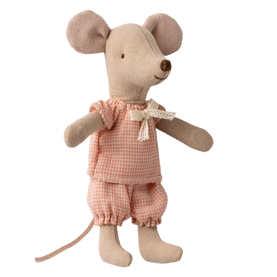 Maileg Little Sister Mouse in Matchbox