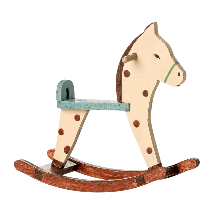 Maileg Mouse Rocking Horse - Spotted