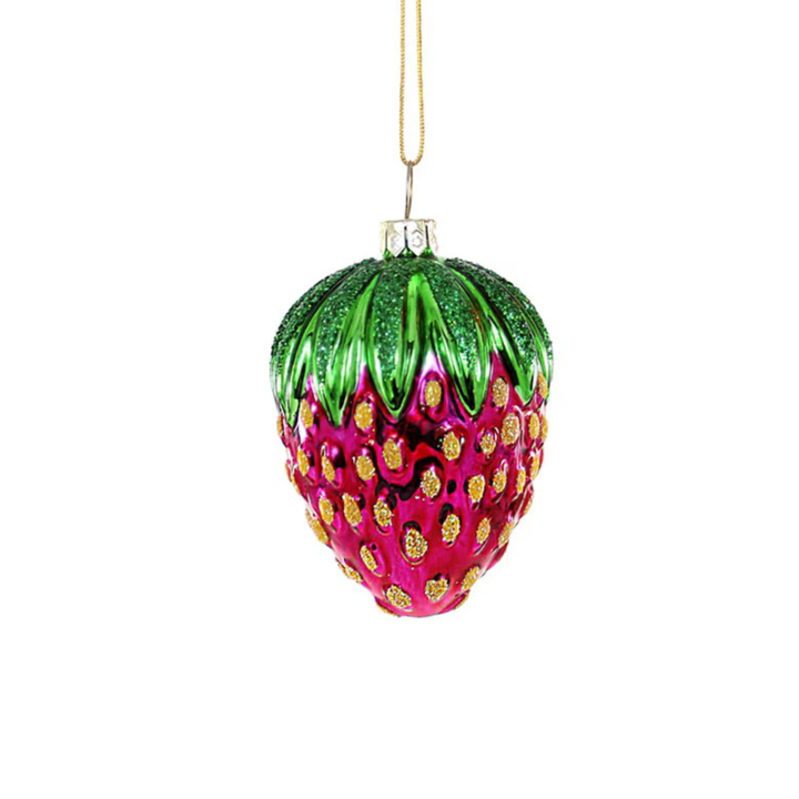 Vintage Strawberry Ornament