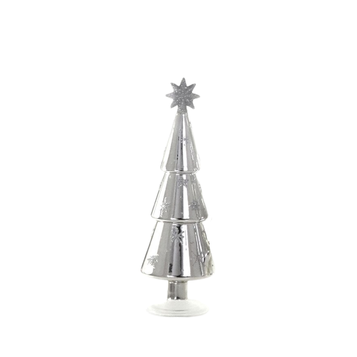 Festive Silver Alpine Tree