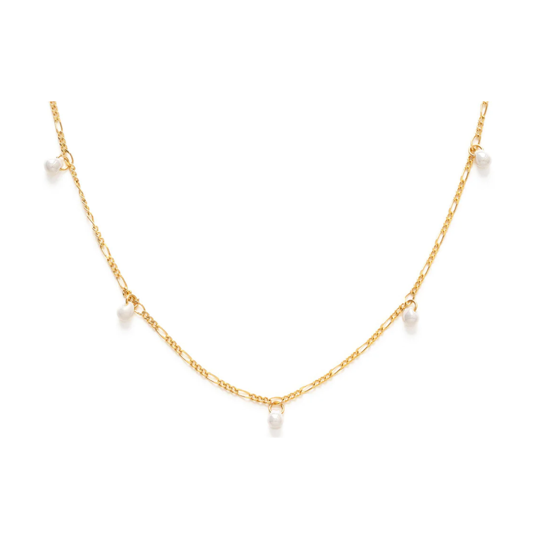 Amano Studio Five Graces Pearl Necklace 18"