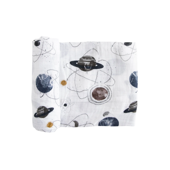 Cotton Muslin Swaddle - Planetary