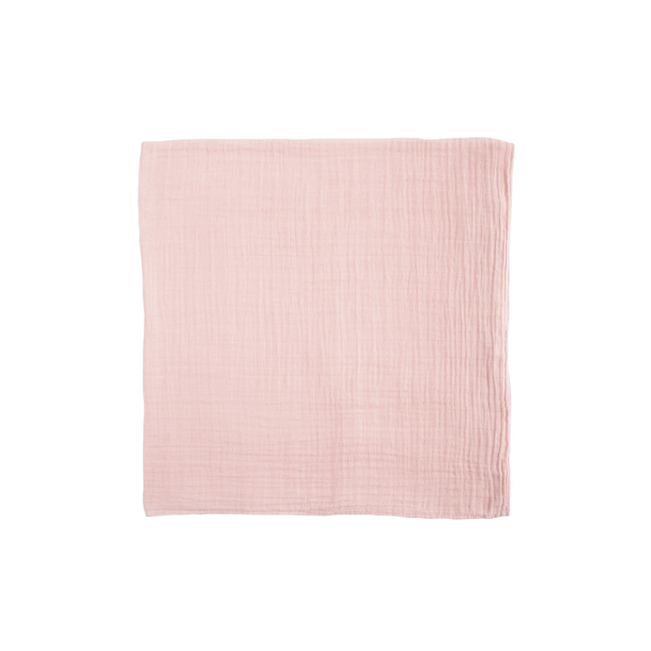 Cotton Muslin Swaddle - Light Pink