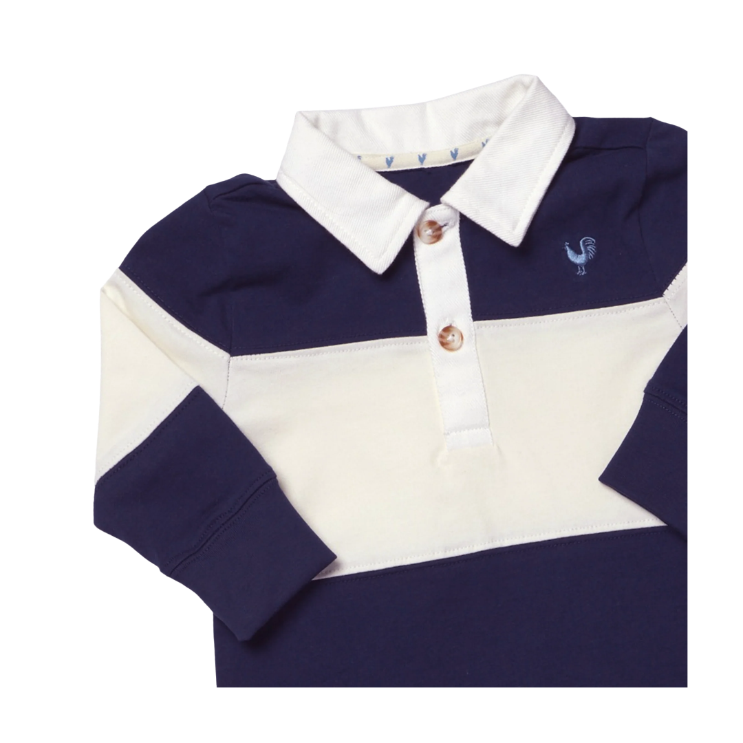 Albert Rugby Jumper Navy / White