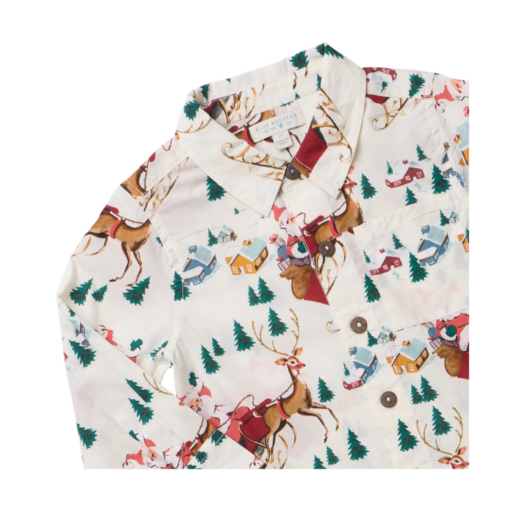 Jack Shirt Santa Sleigh 2T