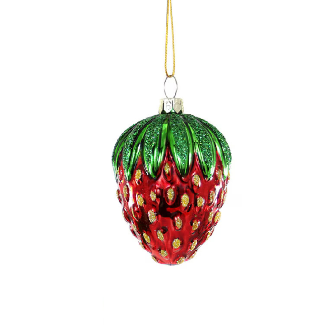 Vintage Strawberry Ornament