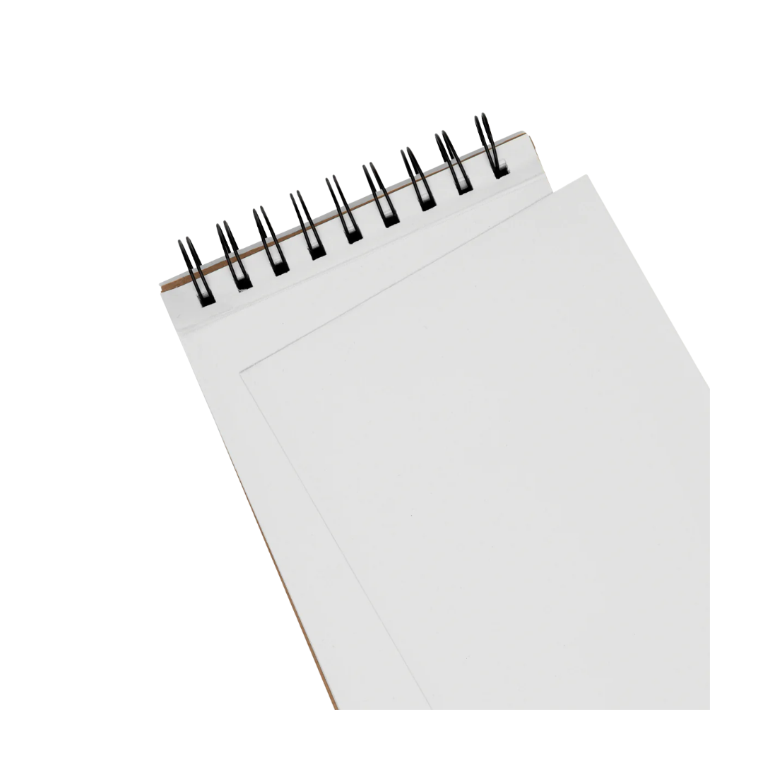 Small DIY White Paper Sketchbook