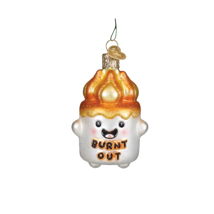 Burnt-Out Marshmallow Ornament