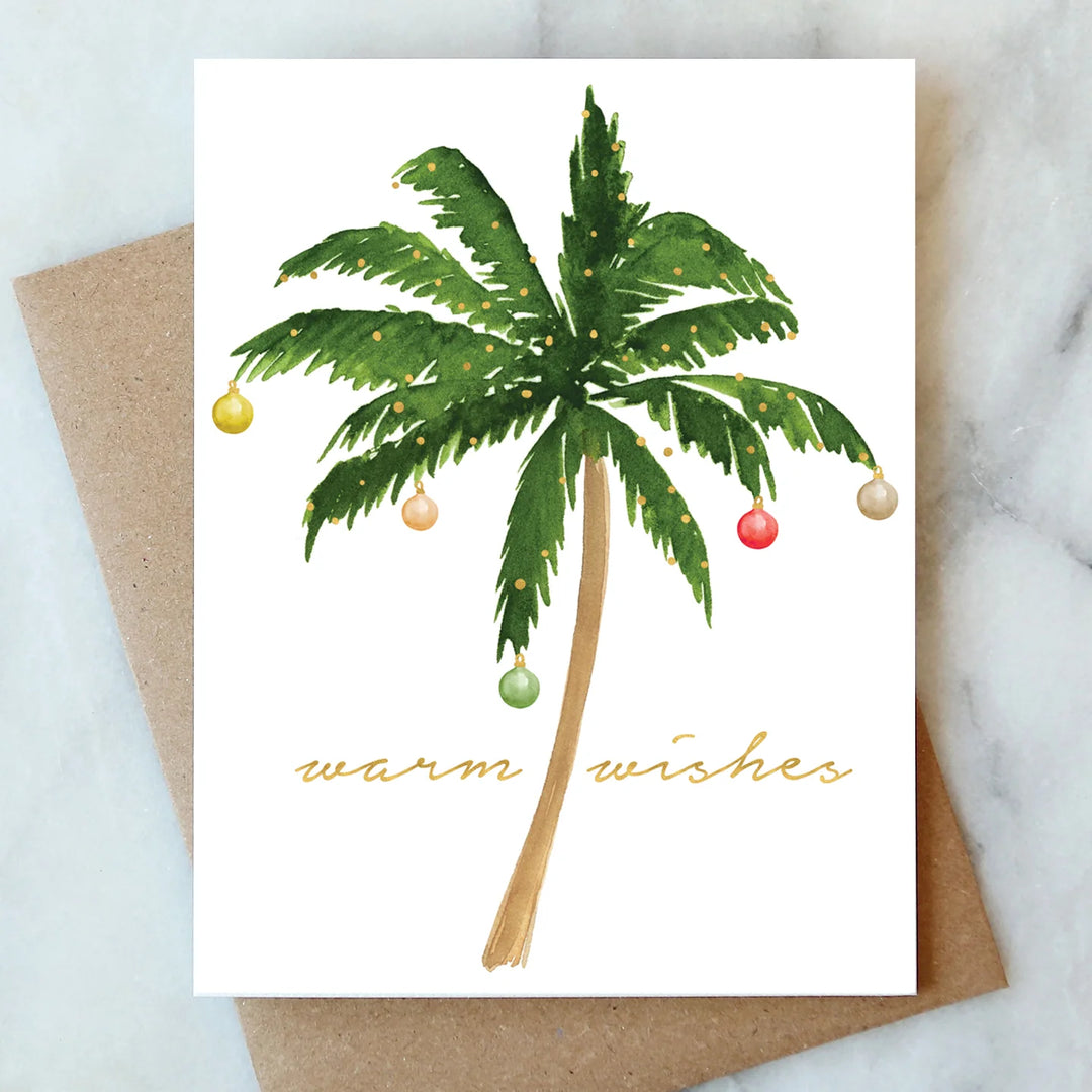 Christmas Palm Tree Cards Boxed Set of 6