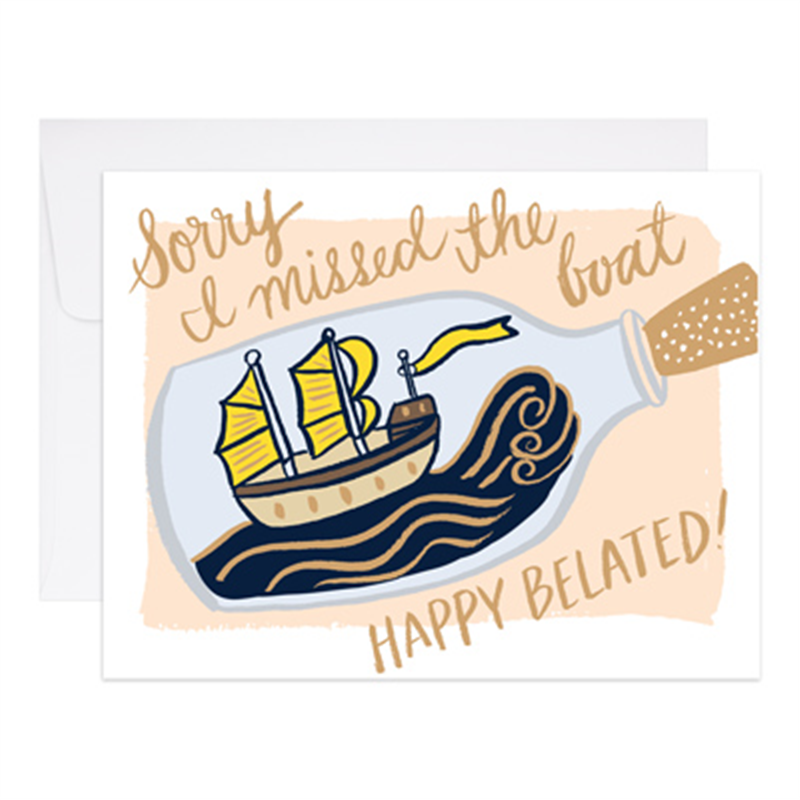Missed the Boat Card