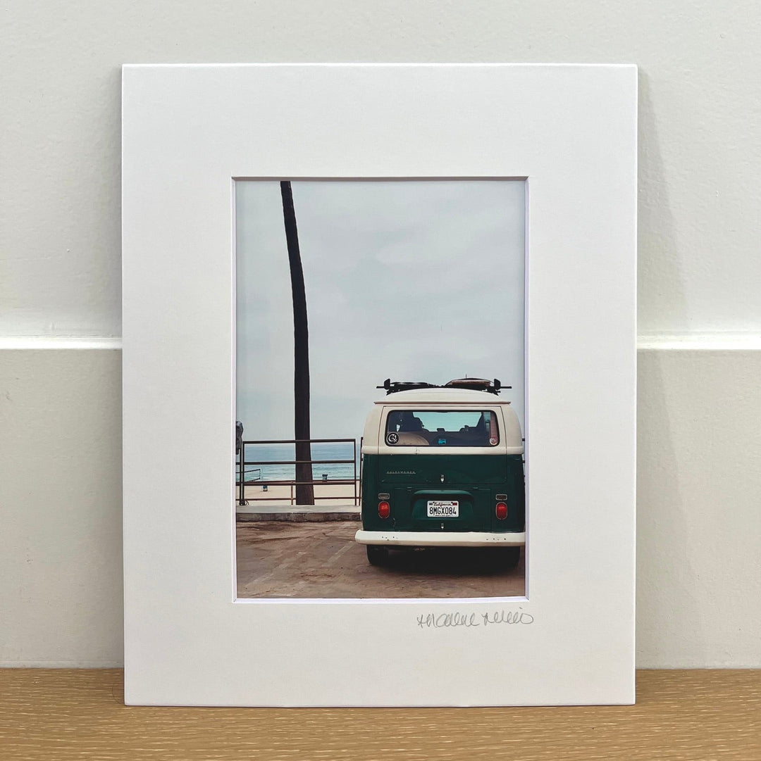 VW Bus (Back) 8" x 10" Matted Print