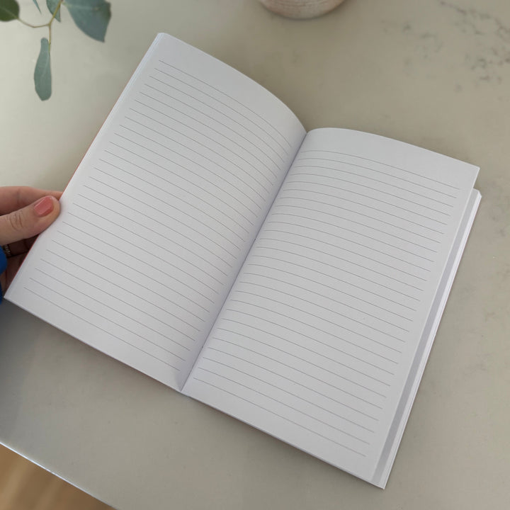 Manhattan Beach Lined Layflat Notebook - Mermaid