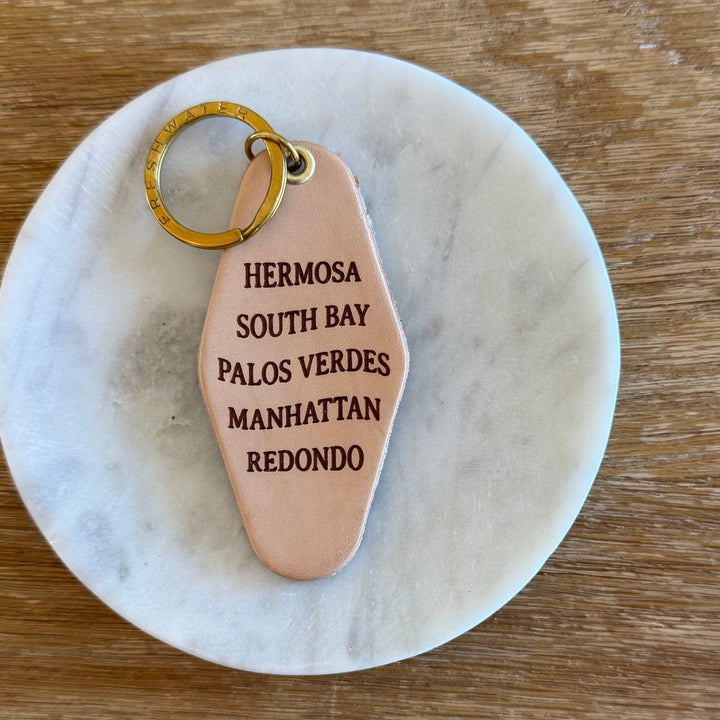 Leather Motel Keychain - Beach Cities