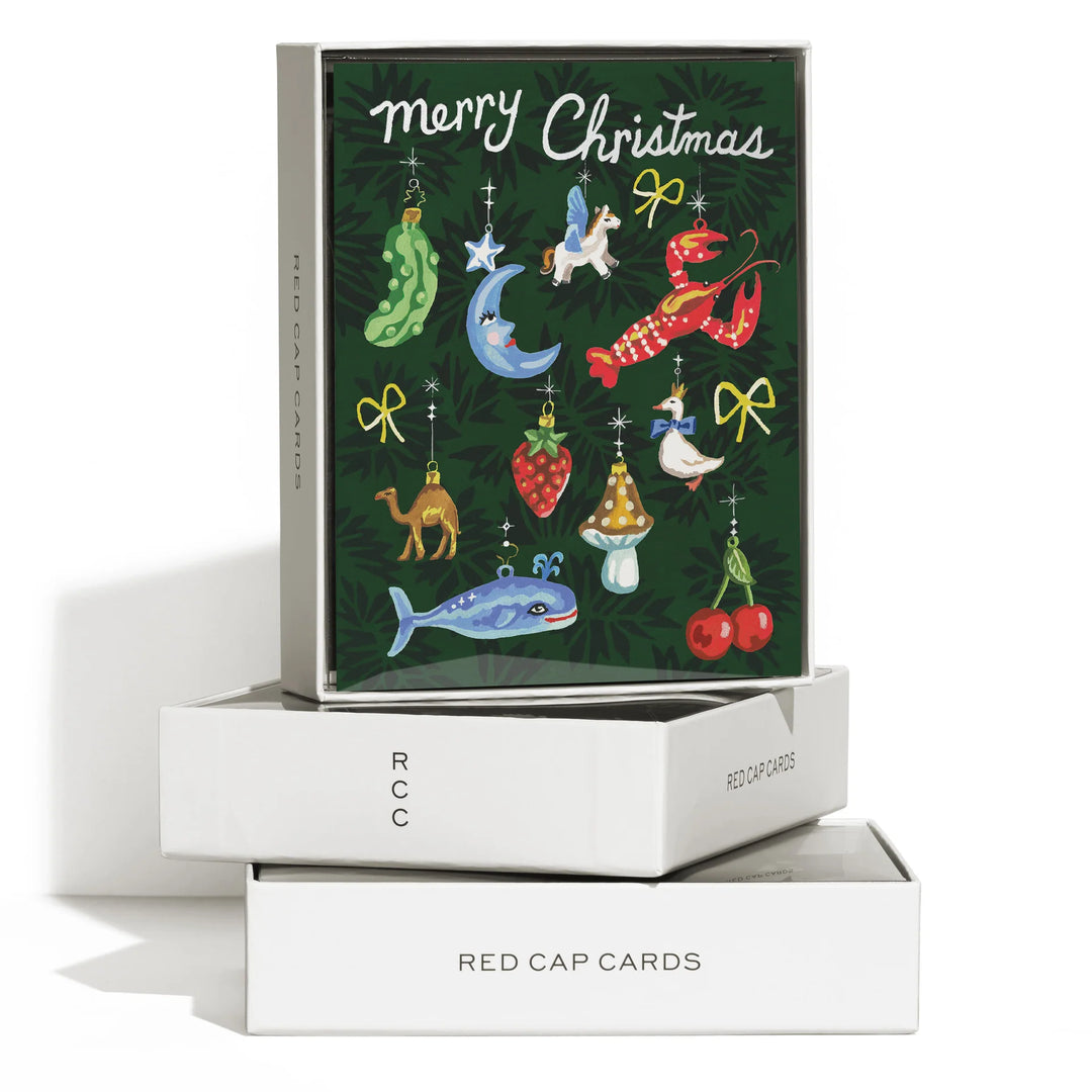 Curious Trimmings Holiday Cards / Boxed Set of 8
