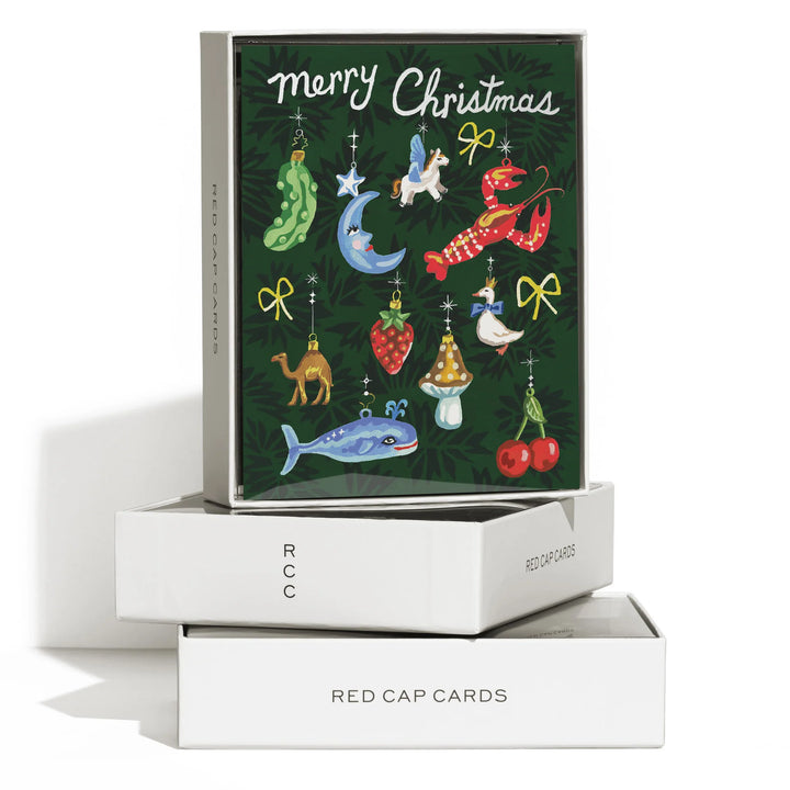 Curious Trimmings Holiday Cards / Boxed Set of 8