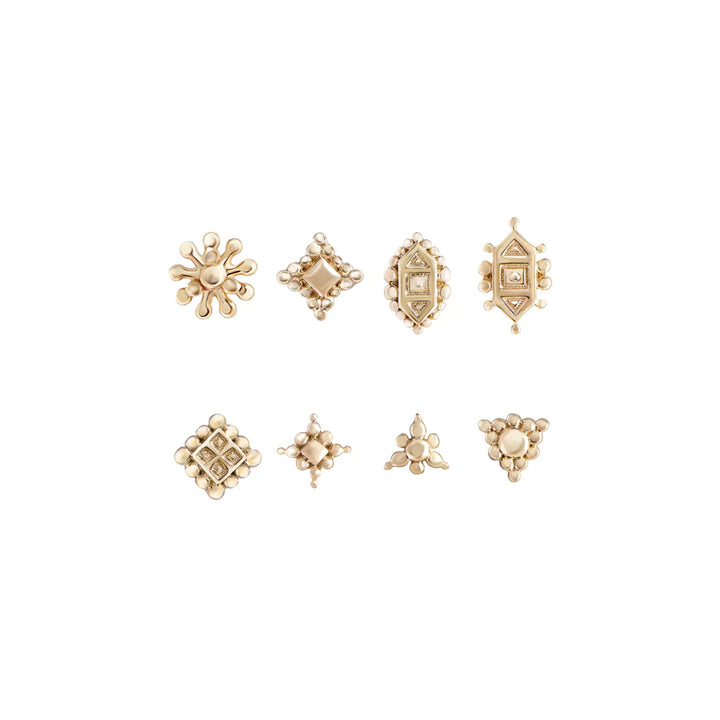 Metier 9ct Dala 3.2 Stud Earring (single)