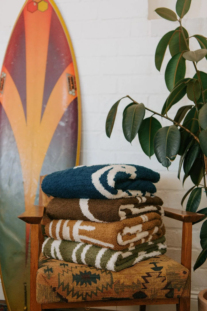 Canopy Plush Throw - Vintage Green