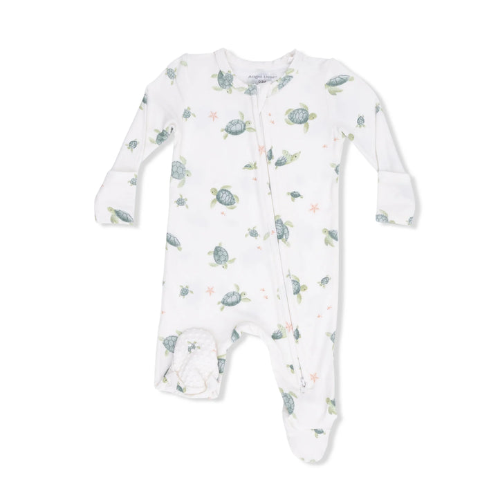 Sea Turtles 2 Way Zipper Footie