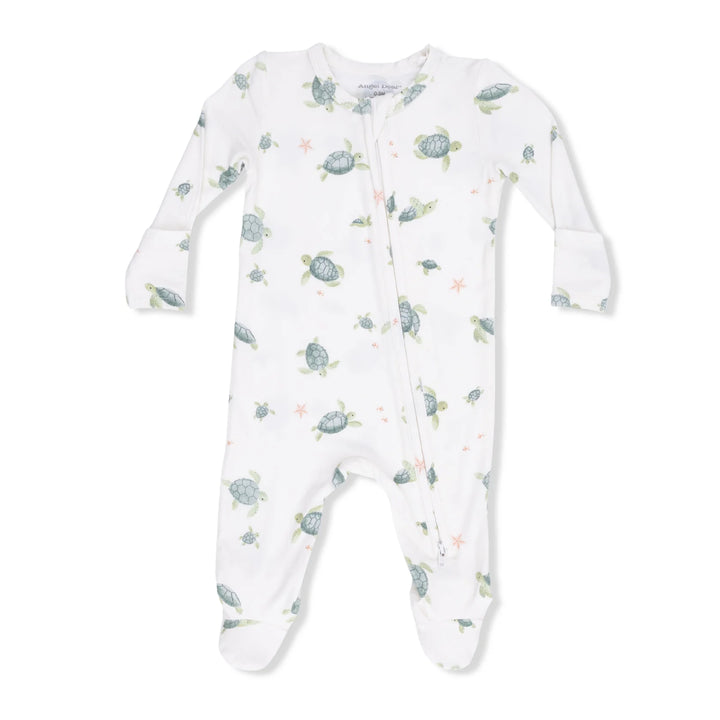 Sea Turtles 2 Way Zipper Footie