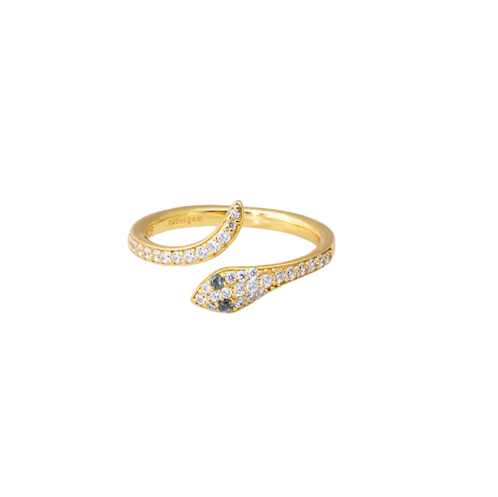 Native Gem Snake Charmer Ring 14kgv