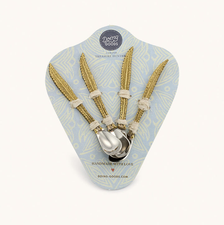 Stella Feather Teaspoon Set of 4