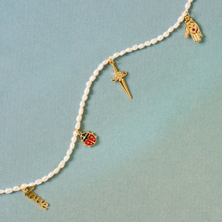 Jūratė Sweet Love Script Charm