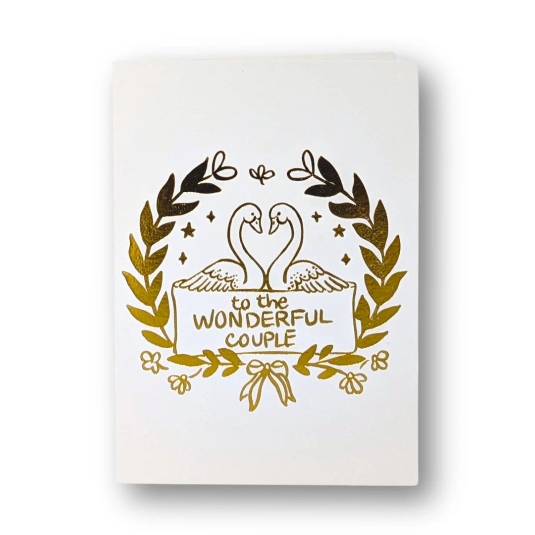 To the Wonderful Couple Enclosure Card