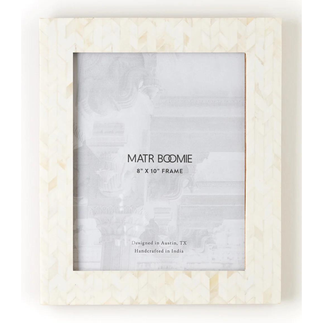 8" x 10" Artemis Picture Frame - Carved Bone