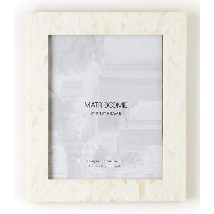 8" x 10" Artemis Picture Frame - Carved Bone