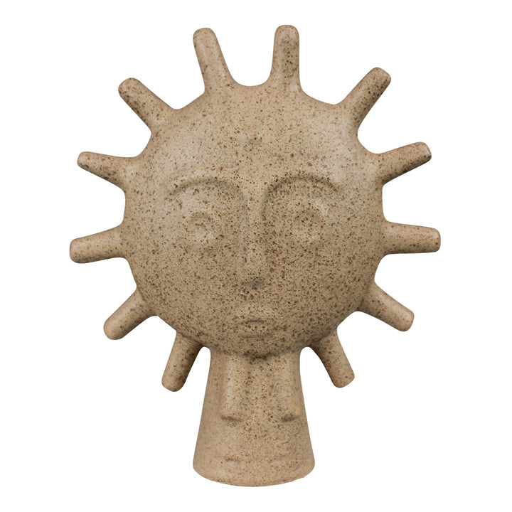 Ceramic Sun Sculpture