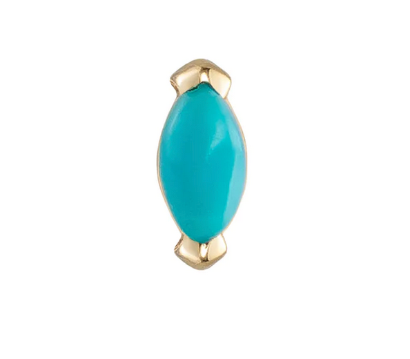 Metier 9ct Mini Claw Set Marquise Stud (single)