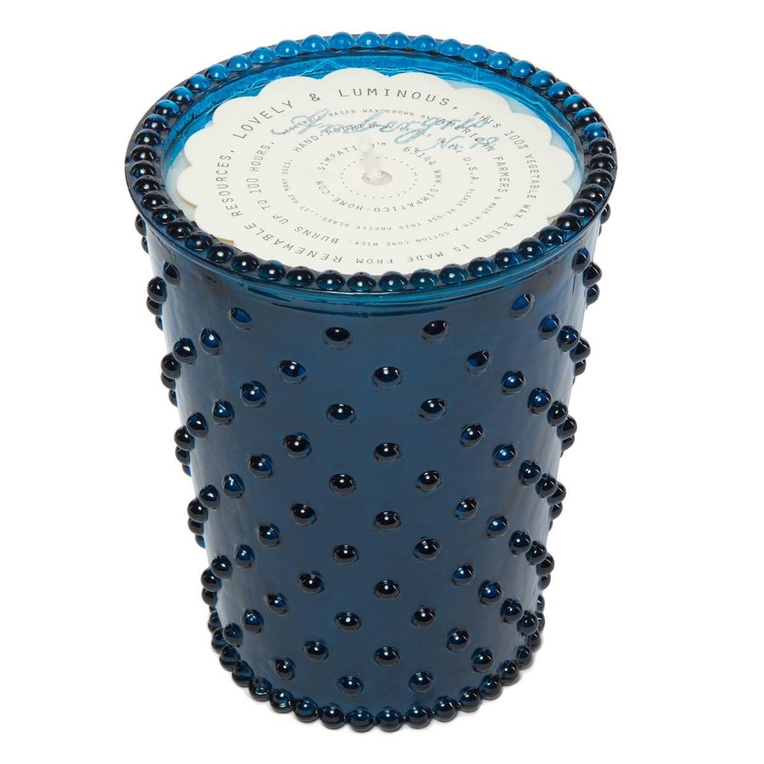 Hobnail Candle 16oz - Ambergis 