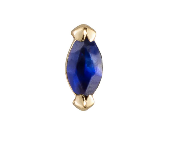 Metier 9ct Mini Claw Set Marquise Stud (single)
