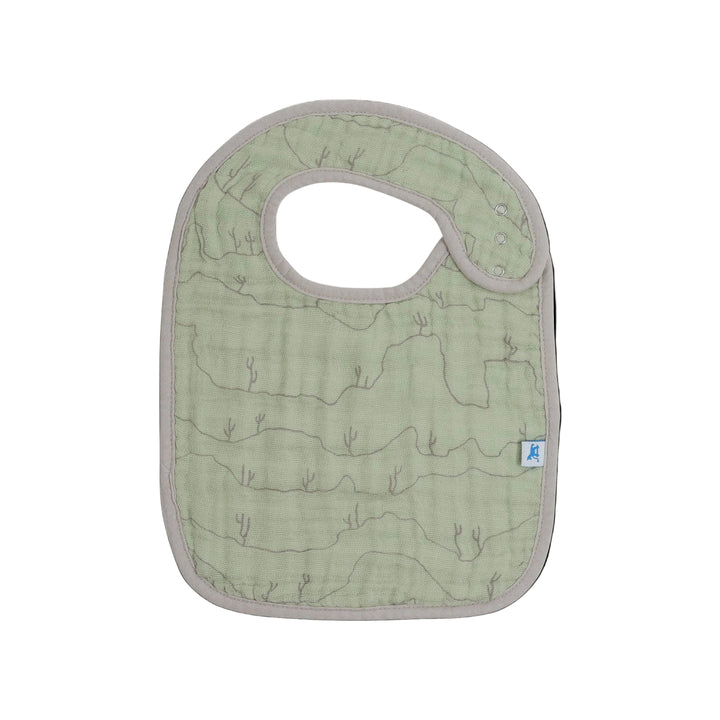 Cotton Muslin Bib 3 Pack - Adobe Checker