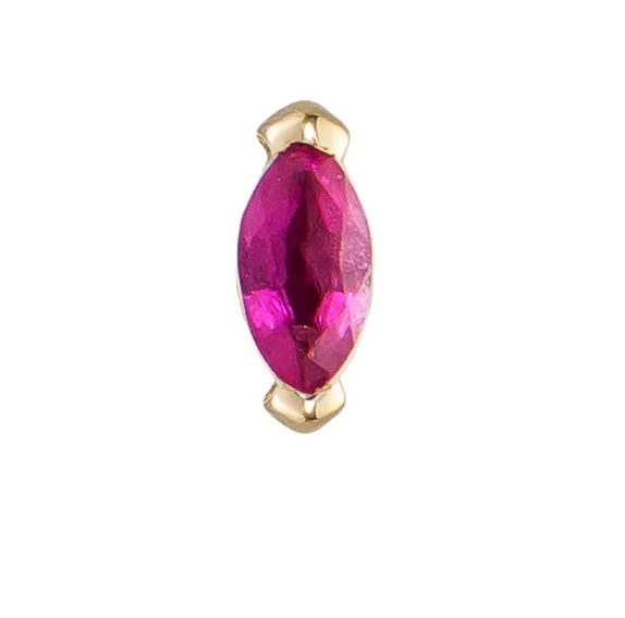 Metier 9ct Mini Claw Set Marquise Stud (single)