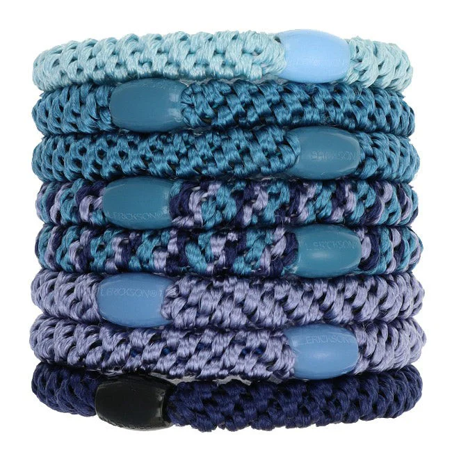 Grab &amp; Go Ponytail Holders Set/8 - Neptune