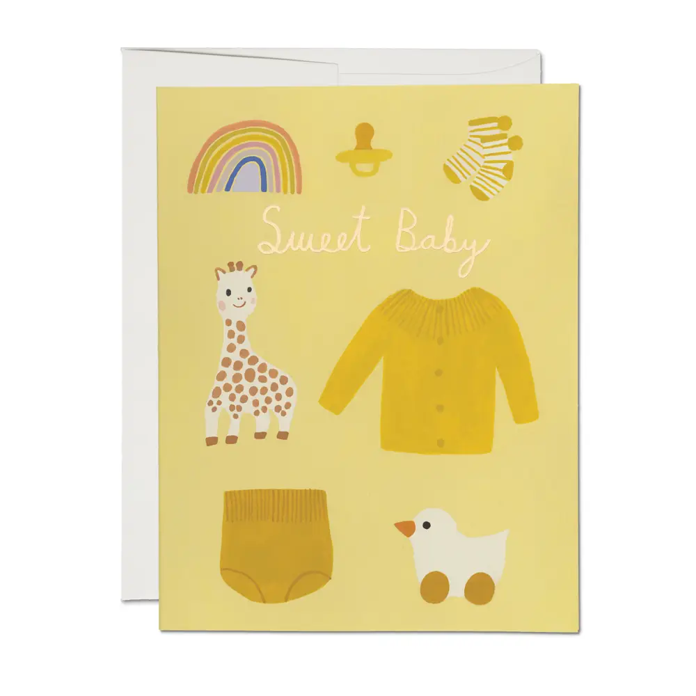 Yellow Baby Card