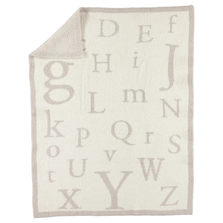 Barefoot Dreams ABC Baby Blanket - Stone