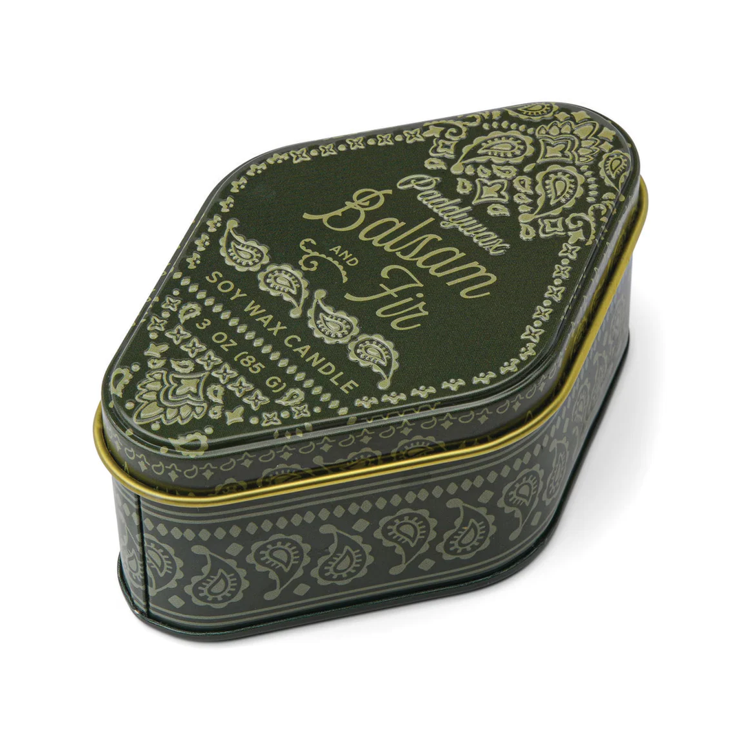 3.5oz Green Station Tin Candle - Balsam &amp; Fir
