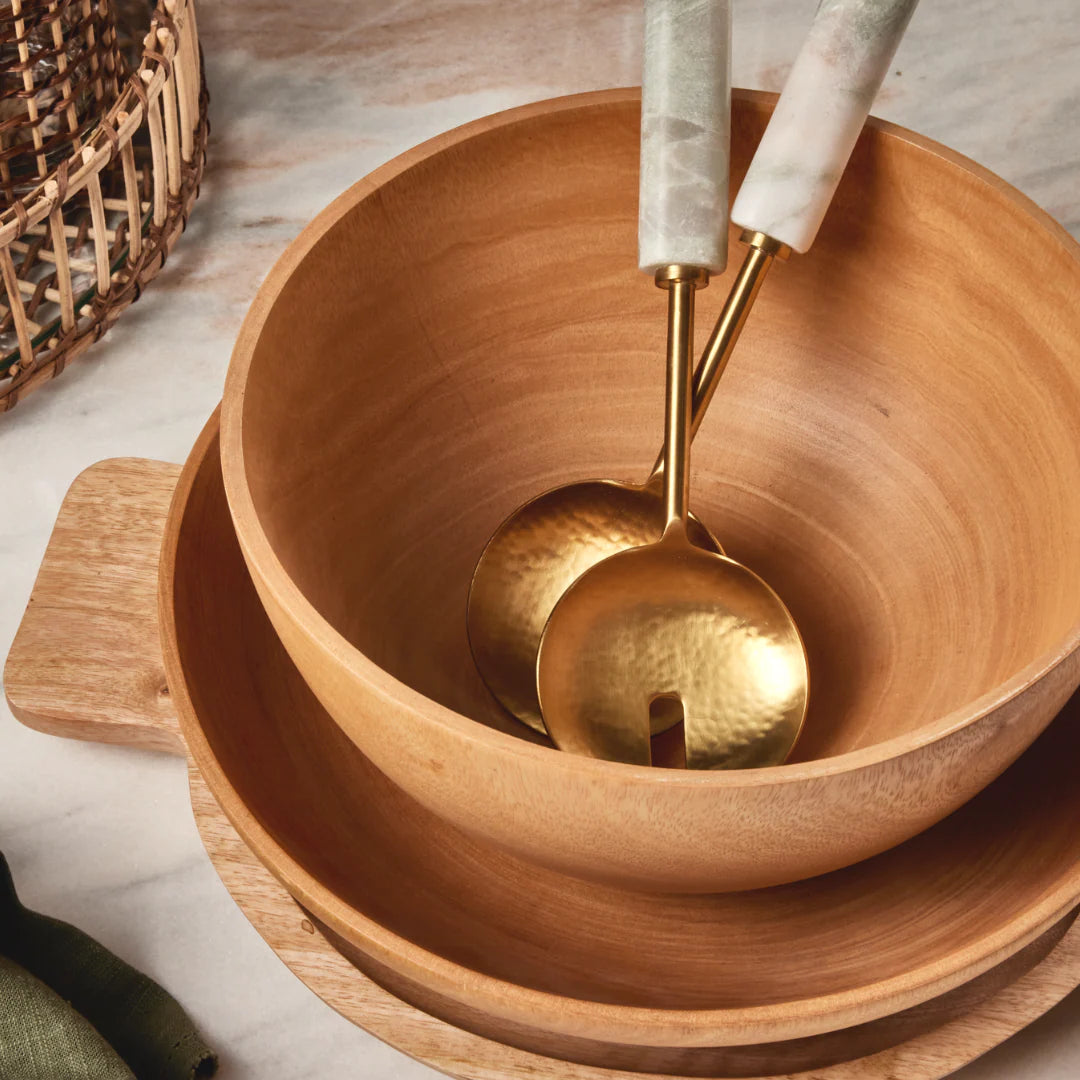 Kiln Mango Wood Salad Bowl